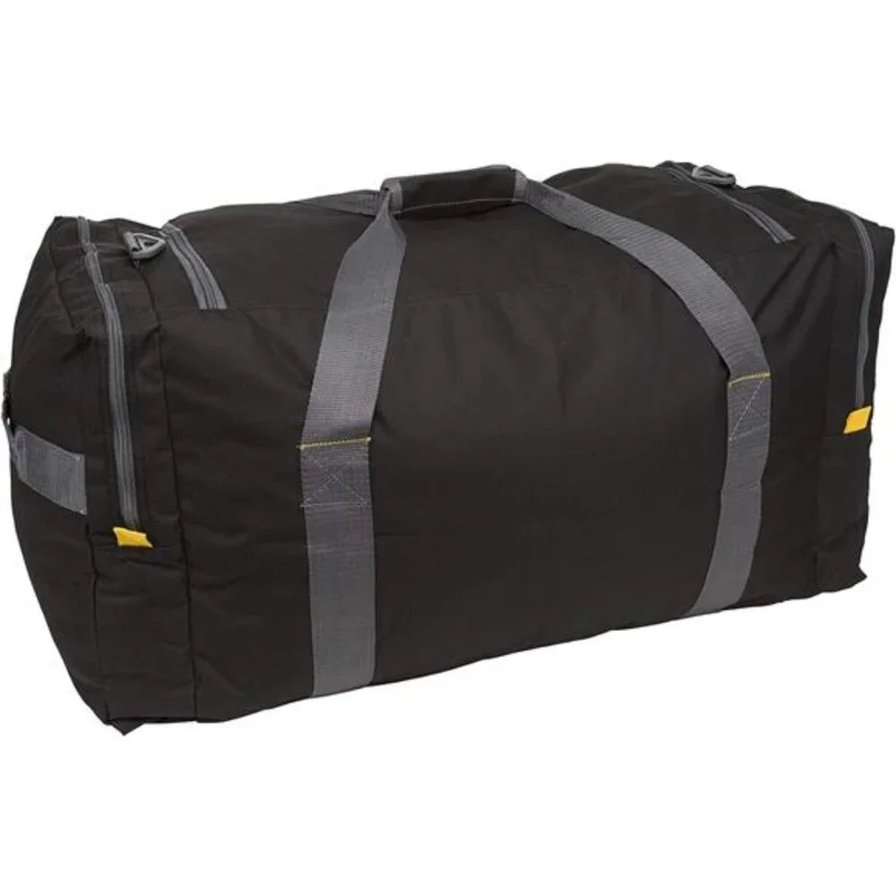 Large Outdoor Duffel Bag Travel Sports Gym Camping Gear Black Multipurpose Bag